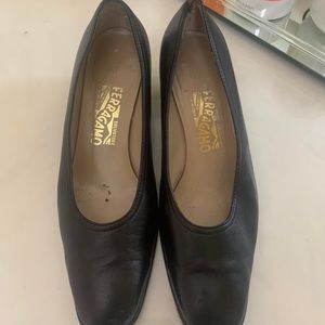 Salvatore Ferragamo black heels